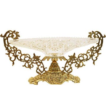 Tafelmiddenstuk - Fruitmand in klassieke stijl - 62 cm -