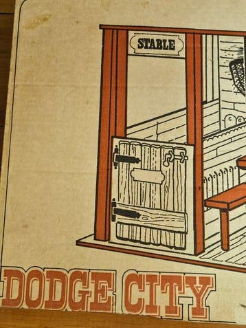 Marx Toys - Speelgoed Dodge City - 1960-1970 - Nederland
