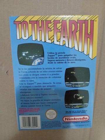 Nintendo - Nes - TO THE EARTH - Videogame - In originele, Nieuw