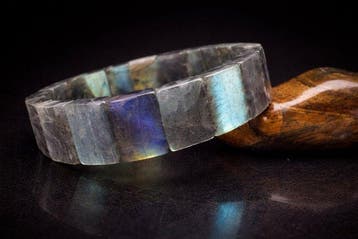 Labradoriet - Armband - Intense Rainbow Flash