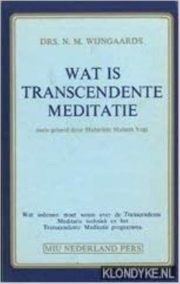 Wat is transcendente meditatie 9789062690015 Wyngaards, Verzenden, Gelezen, Wyngaards