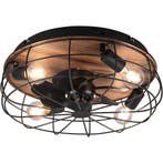 LED Plafondlamp met Ventilator - Plafondventilator - Trion T, Verzenden, Nieuw