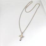 Zonder minimumprijs - Halsketting - 18 karaat Zilver, Geel, Handtassen en Accessoires, Kettingen, Nieuw