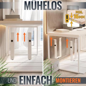 RICOO PC-houder onder bureau TRH02-W in breedte en hoogte..., Ophalen of Verzenden, Nieuw