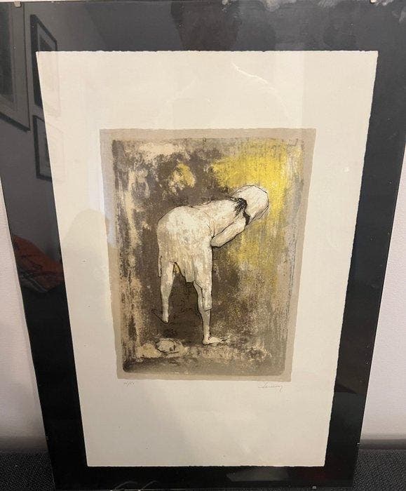 Jean Jansem (1920-2013) - Melancholic Figure, Antiek en Kunst, Antiek | Overige Antiek