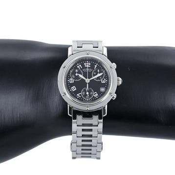Hermès - Clipper Chrono - Sans prix de réserve - CL1.310 -, Bijoux, Sacs & Beauté