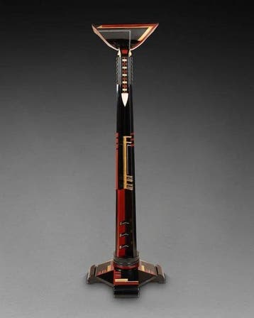 Attribué à Jean Goulden & Jean Dunand - Lamp - lak