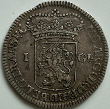 Nederland, Overijssel 1 Gulden 1736/17?6 / potentiële