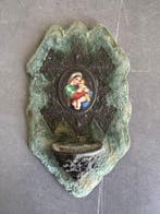 Wijwatervat - 1900-1910 - Maagd en Kind - 26 cm