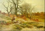 François-Adolphe Grison (1845-1914) - Cacciatore in campagna, Antiek en Kunst
