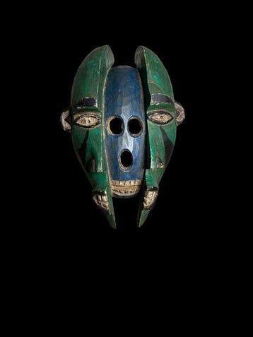 Masker - Yombe - DR Congo (Zonder minimumprijs), Antiek en Kunst