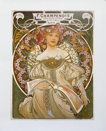 Marie Alphonse Mucha - “Moet & Chandon White Star Champagne,