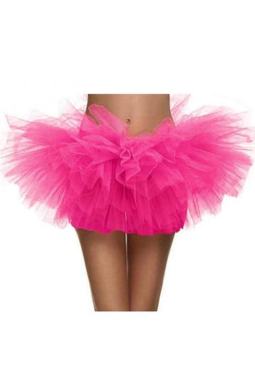 KIMU® Korte Tutu Roze Tule Rokje 116 122 128 134 140 146 152, Ophalen of Verzenden, Nieuw, Meisje