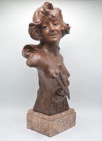 Franz Iffland (1862-1935) - Buste, Busto de Salammbô - 35 cm