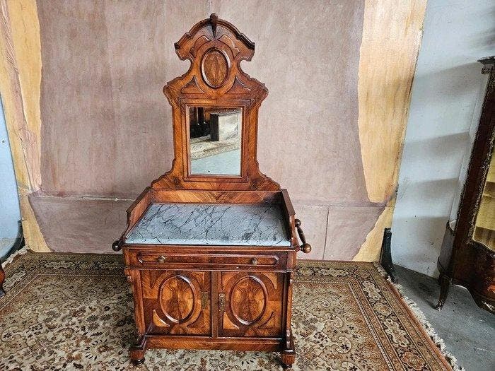 Kabinet - Hout - mobiele wc, Antiquités & Art, Antiquités | Autres Antiquités