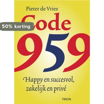 Code 959 9789043910620 P. de Vries, Verzenden, Zo goed als nieuw, P. de Vries