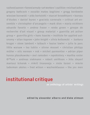 Institutional Critique 9780262516648 Alexander Alberro, Verzenden, Zo goed als nieuw, Alexander Alberro