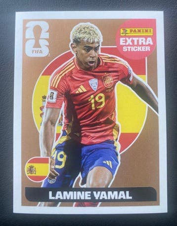 2026 Panini World Cup Lamine Yamal Extra sticker Bronze - 1, Collections, Autocollants