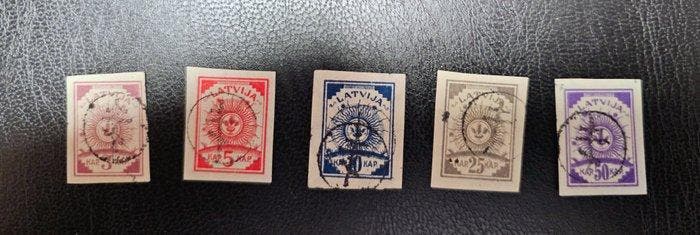 Europa 1919 - 5 zeldzame postzegels uit de periode van de, Postzegels en Munten, Postzegels | Europa | Overig