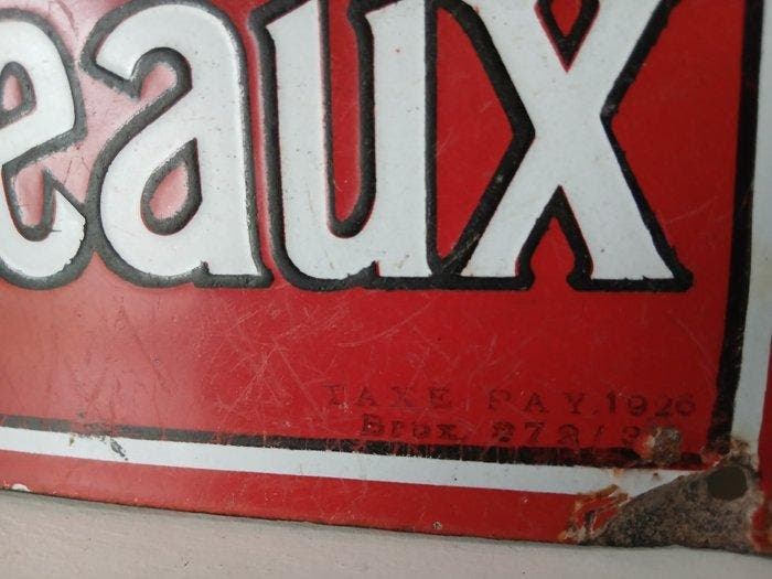 Zebra, Taxe Payée Bruxelles 1926 - ZEBRA Pour Fourneaux,, Antiquités & Art, Antiquités | Assiettes décoratives & Carrelages