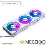Phanteks D30 PWM Reverse Airflow D-RGB 120MM White 3-pack, Verzenden, Nieuw