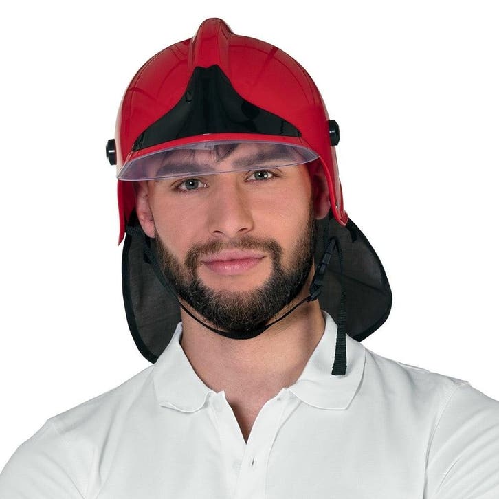 Brandweerhelm Verstelbaar, Hobby en Vrije tijd, Feestartikelen, Nieuw, Verzenden