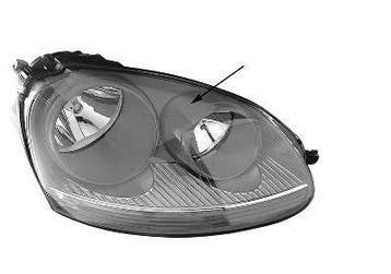 Volkswagen Golf 5 Koplamp Chroom Rechts (Koplampen), Verzenden, Nieuw