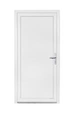 PVC Deur volpaneel Basic Plus b98xh204 cm wit L, 80 tot 100 cm, Nieuw, Ophalen of Verzenden, Buitendeur