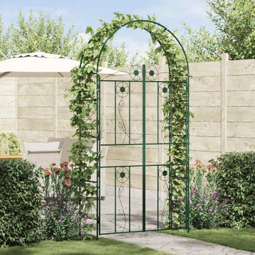 vidaXL Tuinboog Effen Groen 115 x 37 x 226 cm, Verzenden, Nieuw