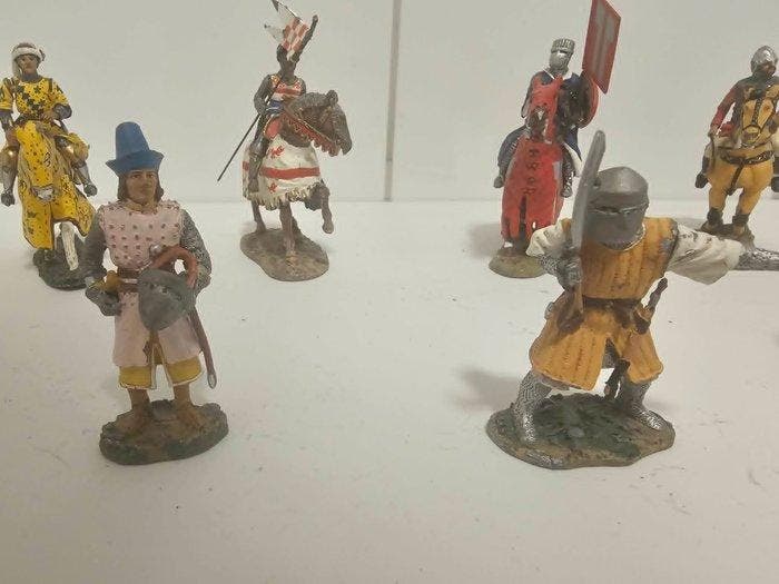 Del Prado - Figuur - 9 x Ritter des Mittelalters u.a. (9) -, Kinderen en Baby's, Speelgoed | Overig