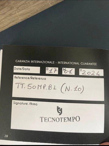 Tecnotempo - Moon Phase - Sans prix de réserve - TT.50MP.BL