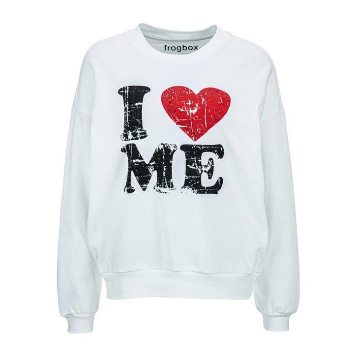 Frogbox • witte sweater I love me • 36, Vêtements | Femmes, Pulls & Gilets, Envoi