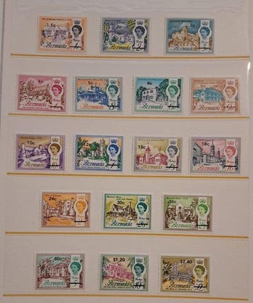 Bermuda 1962/1977 - Bermuda in serie compleet + varianten -, Postzegels en Munten, Gestempeld