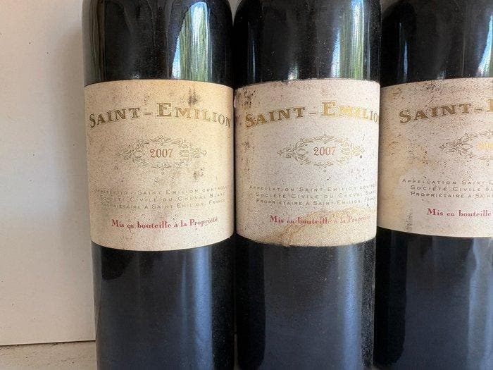 2007 Société Civile du Cheval Blanc - Saint-Émilion - 3, Verzamelen, Wijnen