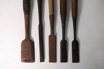 Japanese vintage chisel  Tsuki Nomi - Werkgereedschap