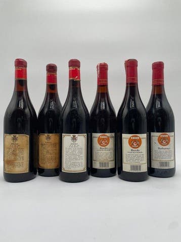 1974 , 1976, 1978, 1981 x2 Barolo & 1980 Barbaresco,, Nieuw
