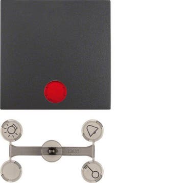 Hager Berker S.1/B.3/B.7 Schakelelement/Centrale plaat -, Verzenden