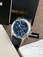 Roberto Cavalli - Chronograph Date Blue - Zonder, Nieuw