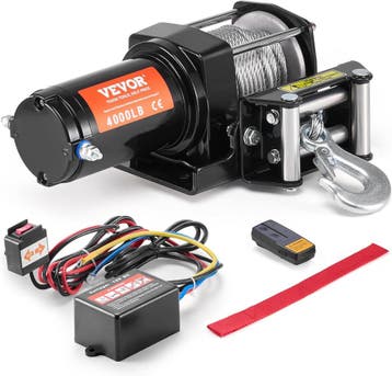 ATV Lier 12V 4000lbs | Tweede kansje | OP = OP, Doe-het-zelf en Bouw, Verzenden, Zo goed als nieuw, Elektrisch