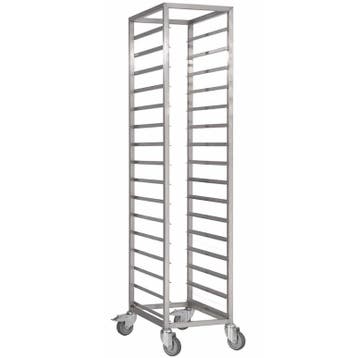 Regaalwagen | RVS | 18 Etages (2/1 GN) | Wielen (Geremd) |, Verzenden, Nieuw in verpakking