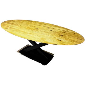 bert plantagie Eettafel Oxxi Ovaal - Ongebruikt, Verzenden, Zo goed als nieuw, Eikenhout, 200 cm of meer