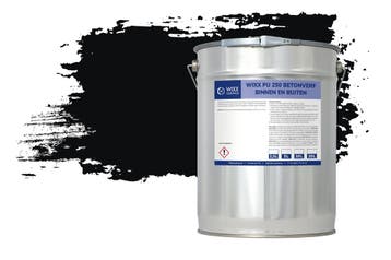 Wixx PU 250 Betonverf Buiten en Binnen RAL 9005 | Gitzwart, Verzenden