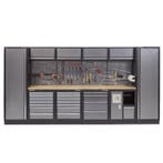 Complete Werkplaatsinrichting, werkbank houten blad,, Bricolage & Construction, Établis, Ophalen of Verzenden