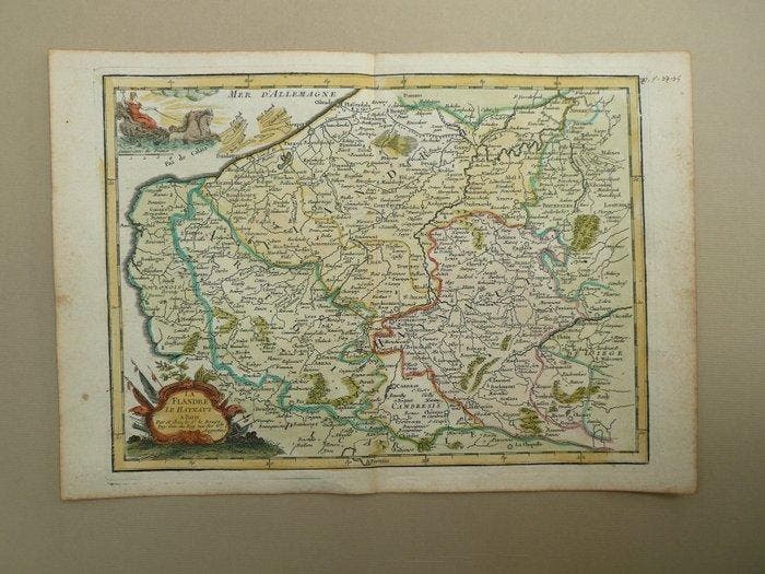 België - Vlaanderen / Henegouwen; George Louis le Rouge - La, Boeken, Atlassen en Landkaarten