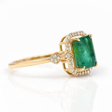 Sans prix de réserve - Bague - 14 carats Or jaune - 1.67ct.
