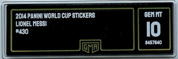 Panini - 2014 - World Cup - GMA 10 - Graded - Gem Mint -, Collections, Autocollants