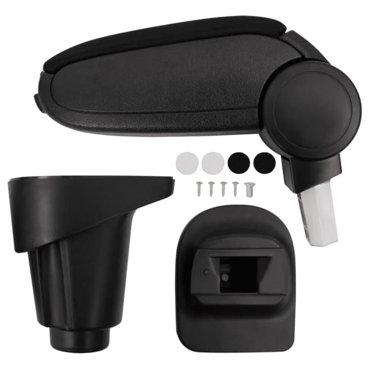 vidaXL Armsteun 14x35x(37-53) cm ABS zwart, Autos : Pièces & Accessoires, Habitacle & Garnissage, Envoi