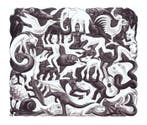 M.C. Escher - “Mosaic”.
