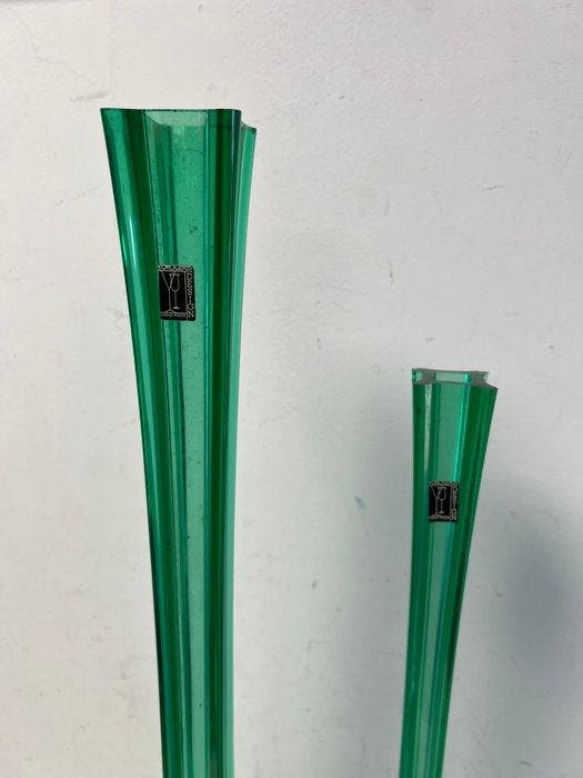 Euroglass Design - Vaas (2) - Glas, Antiquités & Art, Antiquités | Verre & Cristal