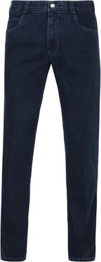 Meyer Jeans Broek Diego Donkerblauw maat Overige maten Heren, Verzenden